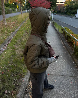 Hooded Quilted Padded Jumper