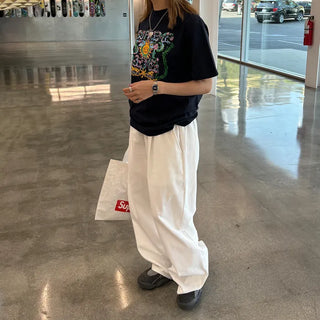 Unisex Wide-Leg Cotton Pants