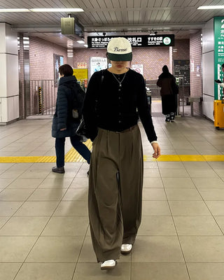 (Unisex) Pintuck Balloon Slacks