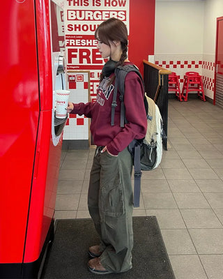 Khaki cargo pants