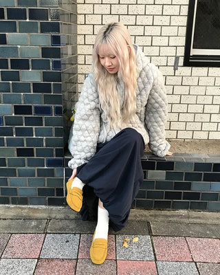 Quilted Hooded Blouson