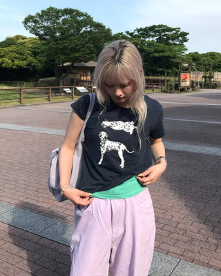 Dalmatian Half T-shirt