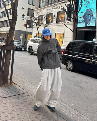 String waist sweatpants