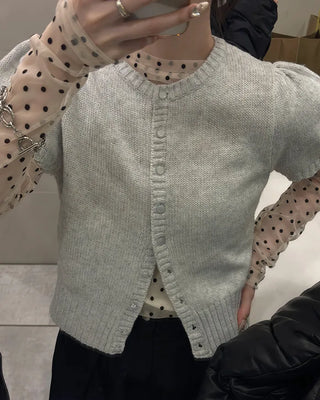 Polka Dot See-Through T-Shirt