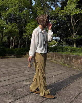 Patterned print scarf