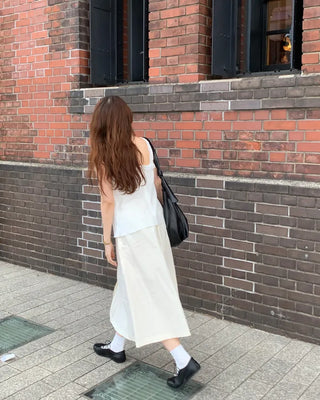 Lace-up flat sneakers