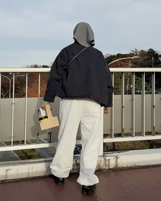 Stand-collar casual jumper