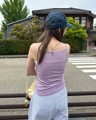 Square neck simple camisole