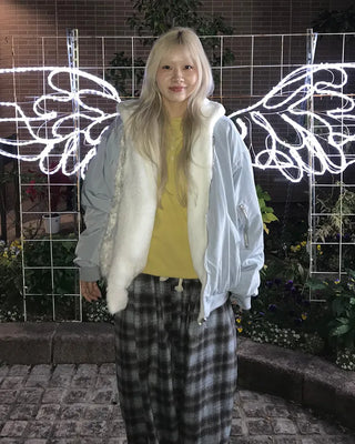 Reversible fur jacket