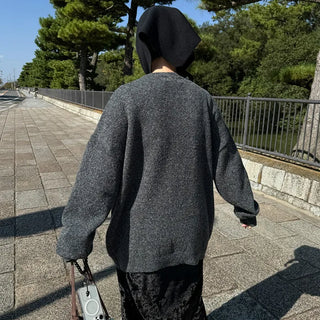 Simple Henley Neck Knit