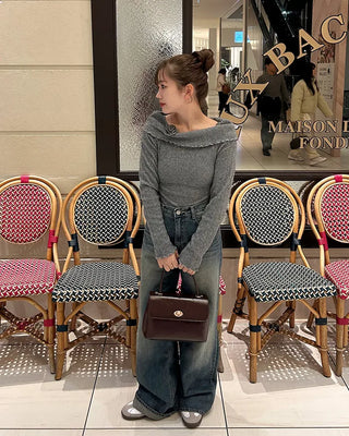 Handle Square Shoulder Bag