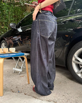Stitched Wide Denim