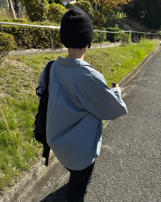 Cotton check shirt