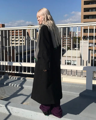 Egg Border Knit Scarf