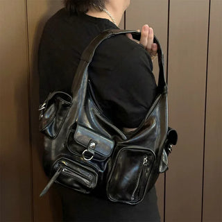 Multi-pocket shoulder bag