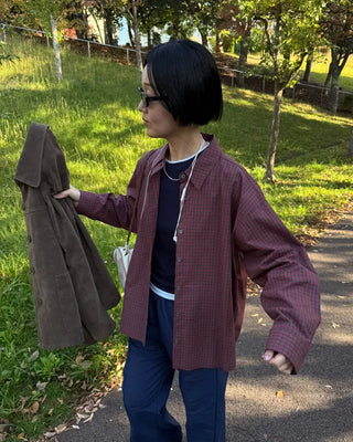 Two-tone round t-shirt
