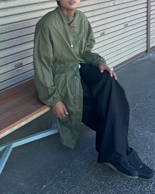 Side-Tucked Rounded Pants