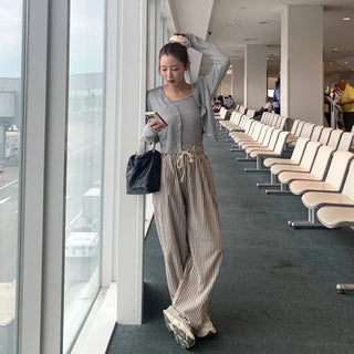 Cardigan & Sleeveless Set