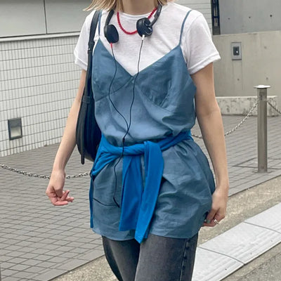 See-through layered dress
