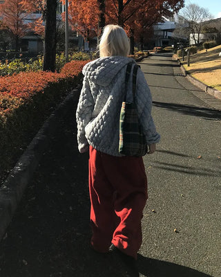 Quilted Hooded Blouson