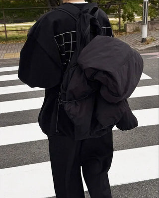 [2nd Re-release] (ORIGINAL) Light Nylon Backpack (black)
