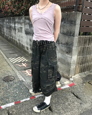 Camouflage Bermuda shorts