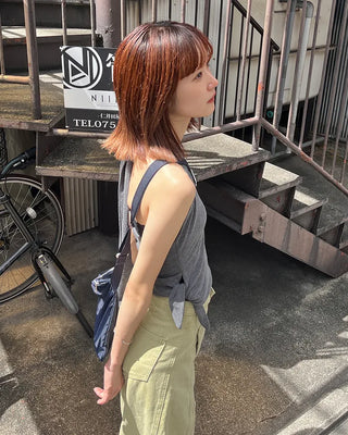 Halter neck tank top