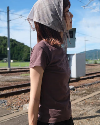 Checkered hair bandana