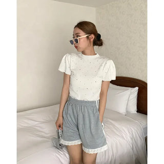 Frill Track Shorts