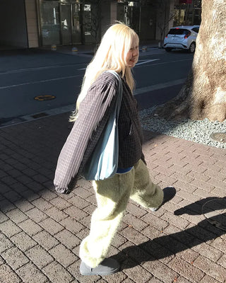 Drawstring Check Jumper