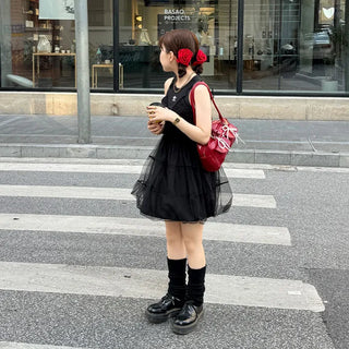 Chiffon layered mini dress
