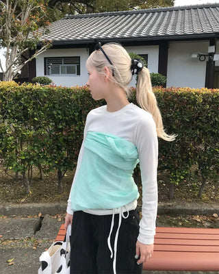 Simple color scarf