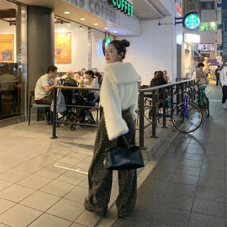 Fur zip jacket