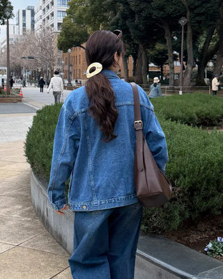 Leather Hobo Shoulder Bag