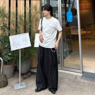 Pointed balloon fit slacks