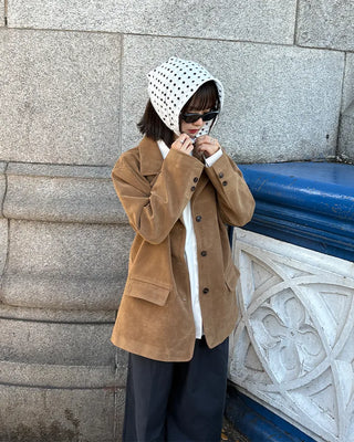 Schian Oversized Suede Jacket