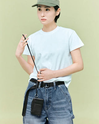 [2nd Re-release] (ORIGINAL) Strap Leather Card Wallet (black)