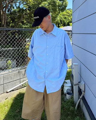 Oxford short-sleeved shirt