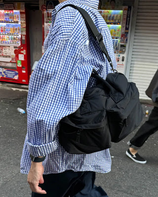 [7th Re-release] (ORIGINAL) Middle Multi-Pocket Crossbody Bag (black)