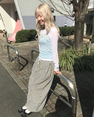Tencel Basic Long Sleeve T-Shirt