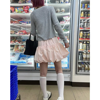 Nylon pumpkin skirt