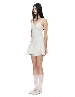 [NECY] Texture Love Lace Skirt