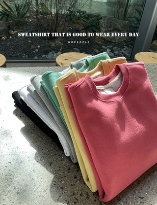 [Special Feature] Candy Double-Layered Sweatshirt (12 colors)