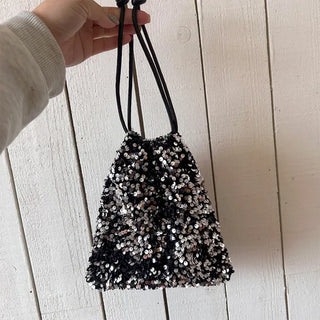 Sequined mini bag