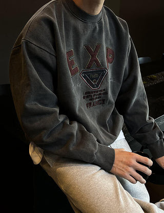 EXP.PARIS Pigment Brushed Sweatshirt (High Q)