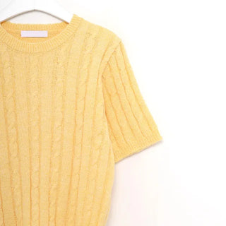 olani twist half sleeve knit