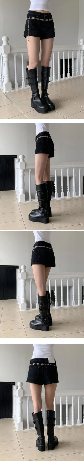ott deep black shorts