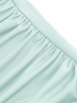 Cowl Neck Ruched Backless Maxi Dress
