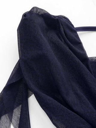 Cowl Neck Solid Ruffle Hem Ruched Maxi Dress