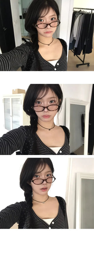 Kiki Striped Button T-shirt - 2 colors